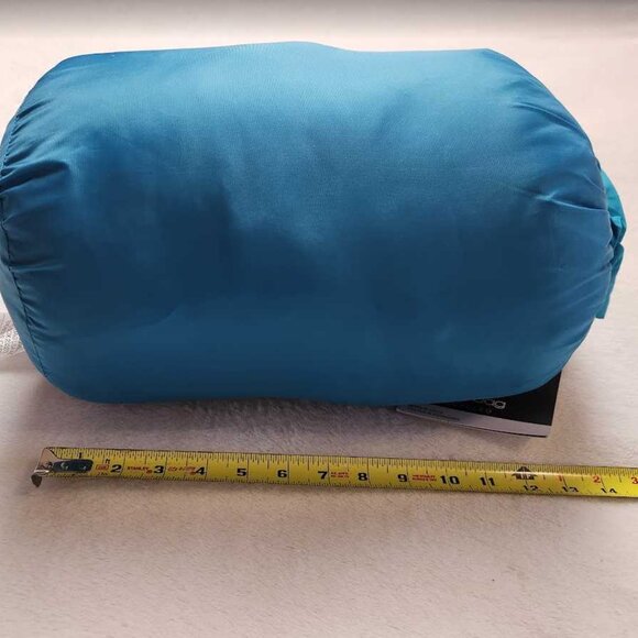 New Adult XL Selk'Bag Lite recycled wearable sleeping bag in Teal Sunlight - Picture 7 of 7